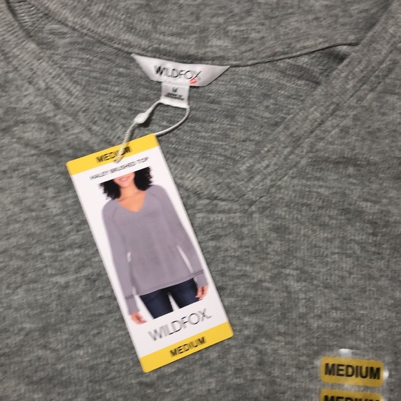 Wildfox Women’s Haley Brushed Waffle Super Soft Knit Top M - Picture 7 of 10